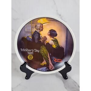 After The Party Plate Wall Decor 1981 Fine China 8 1/2" Mother's Day Vintage